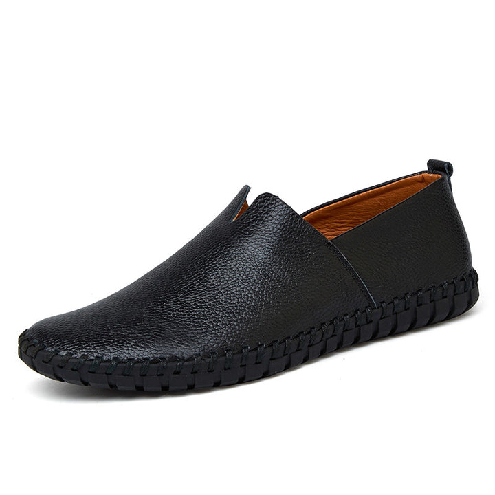 Genuine Leather Soft Men's Casual Flat Shoes | ZORKET