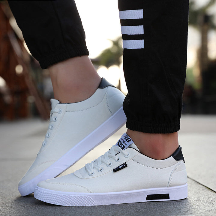 Casual British Style Autumn White Shoes For Men | ZORKET