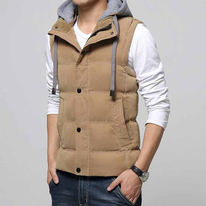 Warm Winter Fashionable Thick Vest For Men | ZORKET