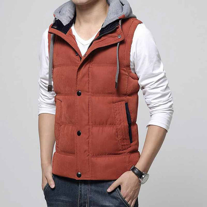 Warm Winter Fashionable Thick Vest For Men | ZORKET