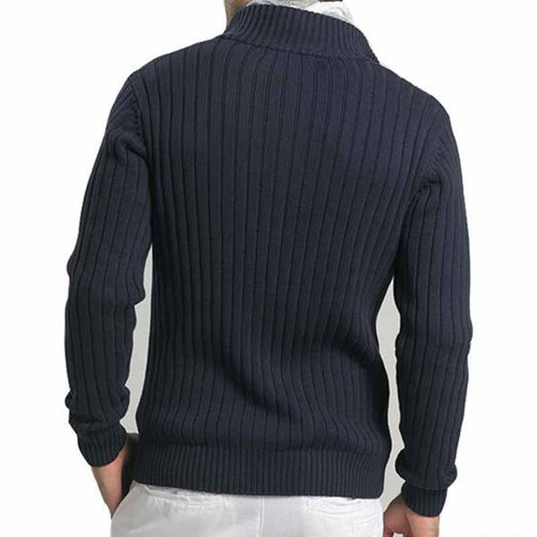 Men's Casual Style Stand Collar Sweater | ZORKET