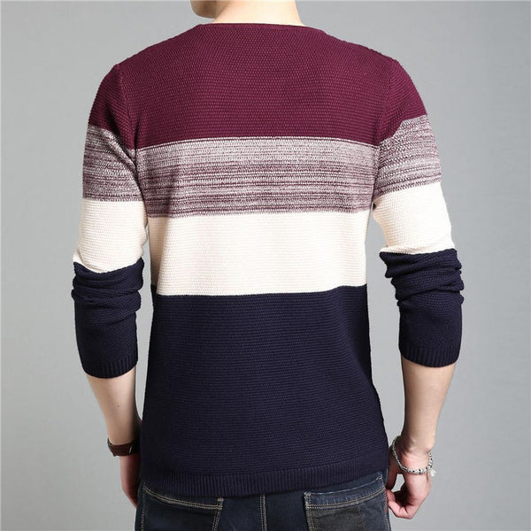 Men's Long Sleeve Slim Fit Pullovers | ZORKET