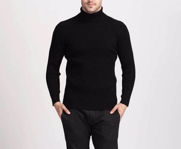Men's Thick 100% Cashmere Slim Fit Sweater | ZORKET