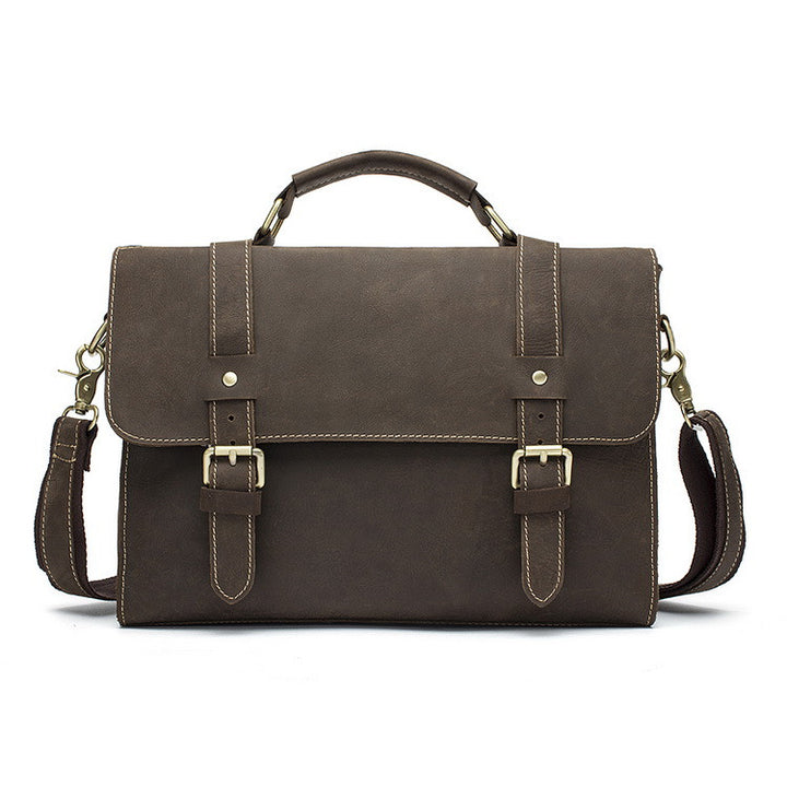 Male Casual Solid Color Laptop Briefcase | ZORKET