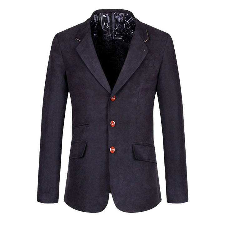 Men's Single Breasted Slim Casual Solid Blazer | ZORKET