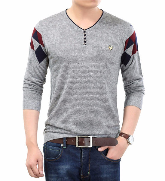 Men's Autumn / Winter V-Neck Sweater | ZORKET