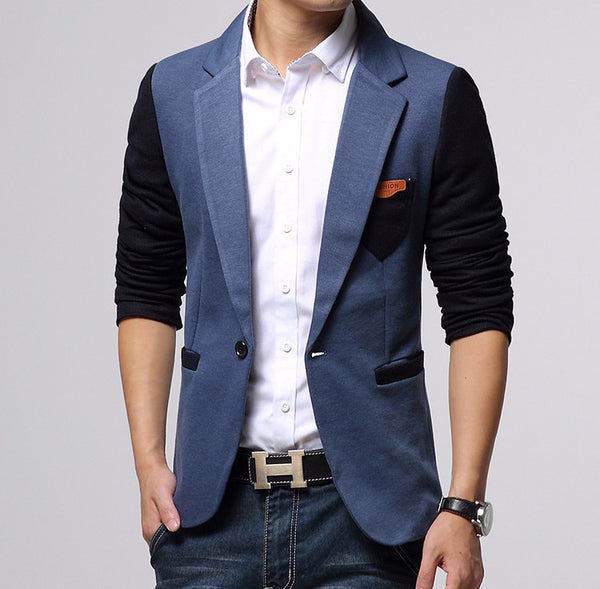 Casual Slim Fit One Button Men's Blazer | ZORKET