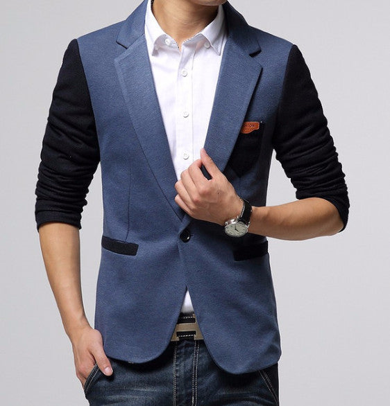 Casual Slim Fit One Button Men's Blazer | ZORKET