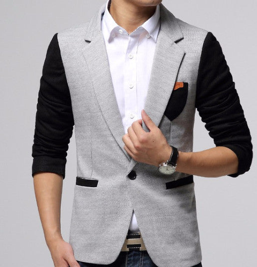 Casual Slim Fit One Button Men's Blazer | ZORKET