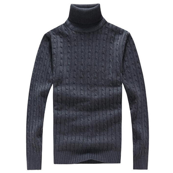Men's Casual Slim Turtleneck Sweater | ZORKET