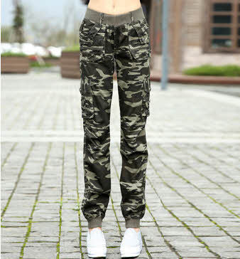 Female Summer Camouflage Cargo Pants | Women's Cargo Pants | Zorket ...