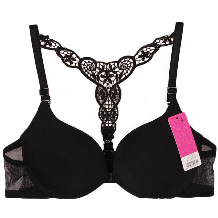 Fashionable Push Up Bra With Lace, Front Closure | Buy Bra | ZORKET ...