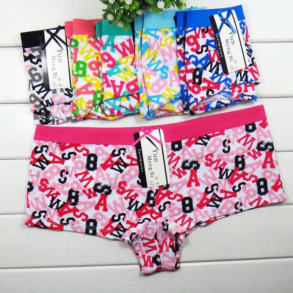 Female Boyshorts With Letter Print | ZORKET