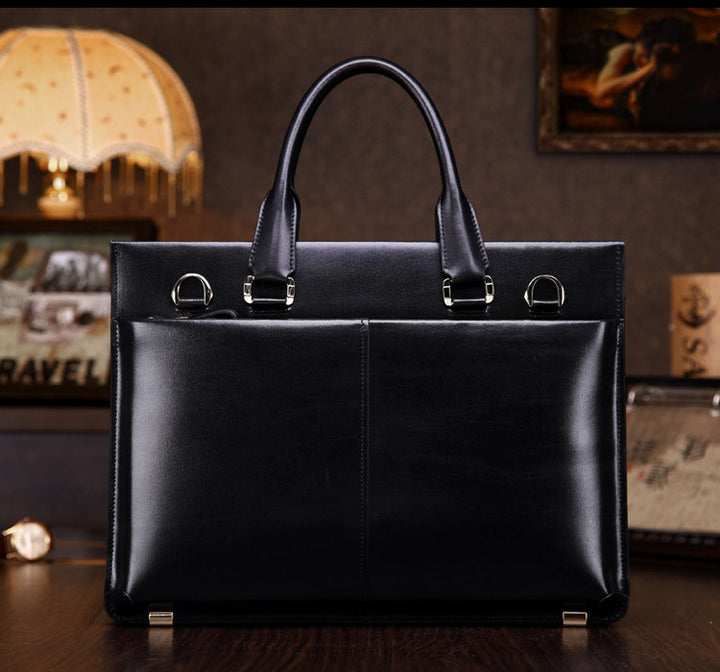 Men's Genuine Leather Business Briefcase | Laptop Case | ZORKET