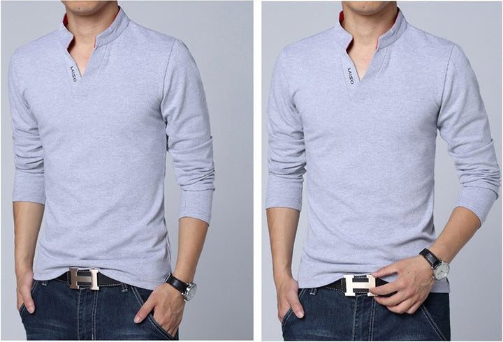 Long Sleeve Slim Polo T-Shirt | Buy Men's Clothing | Zorket | ZORKET