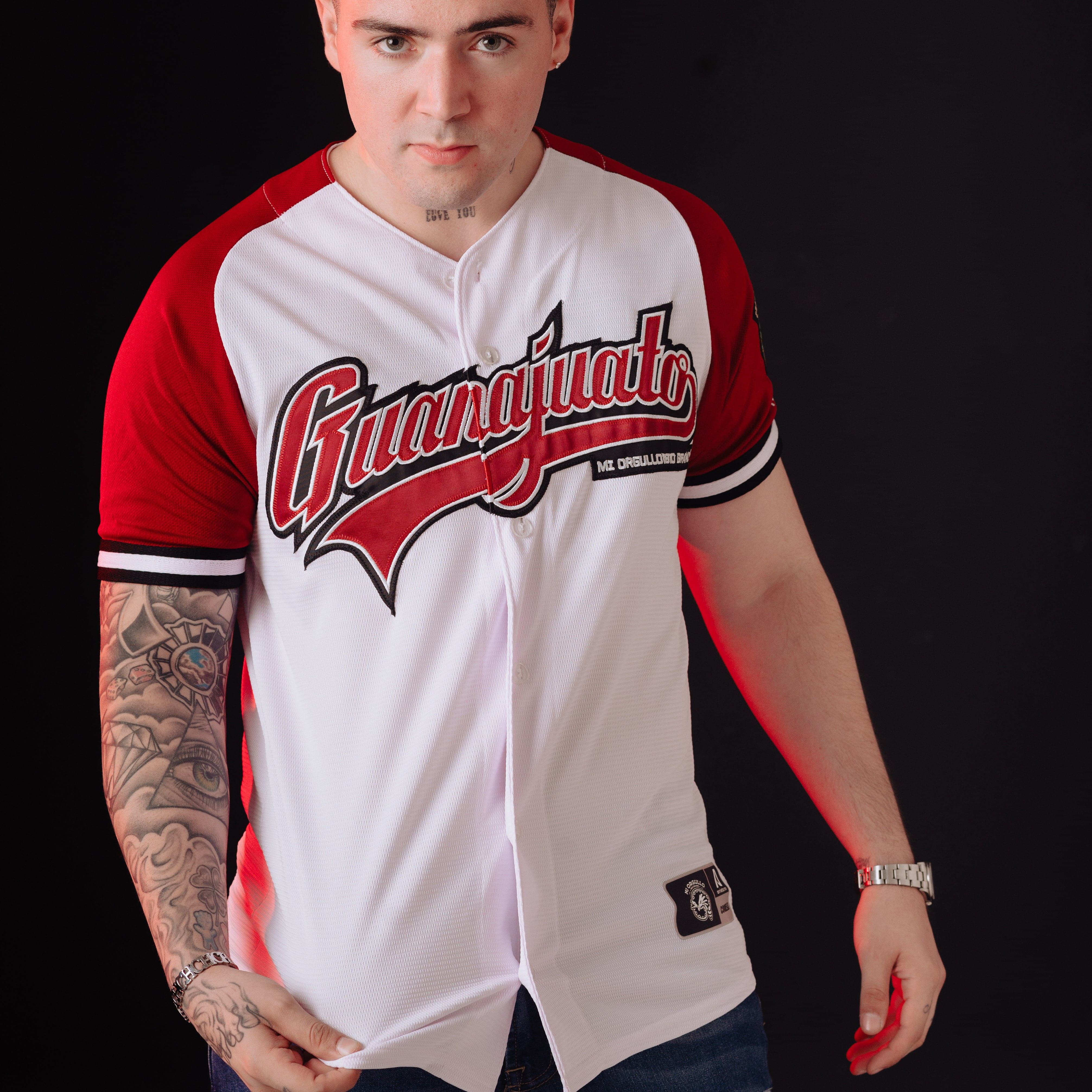 JALISCO WHITE/RED JERSEY – MI ORGULLO BRAND