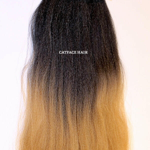 CATFACE HAIR BLACK CARAMEL BLONDE OMBRE JUMBO BRAIDING HAIR – Catface Hair