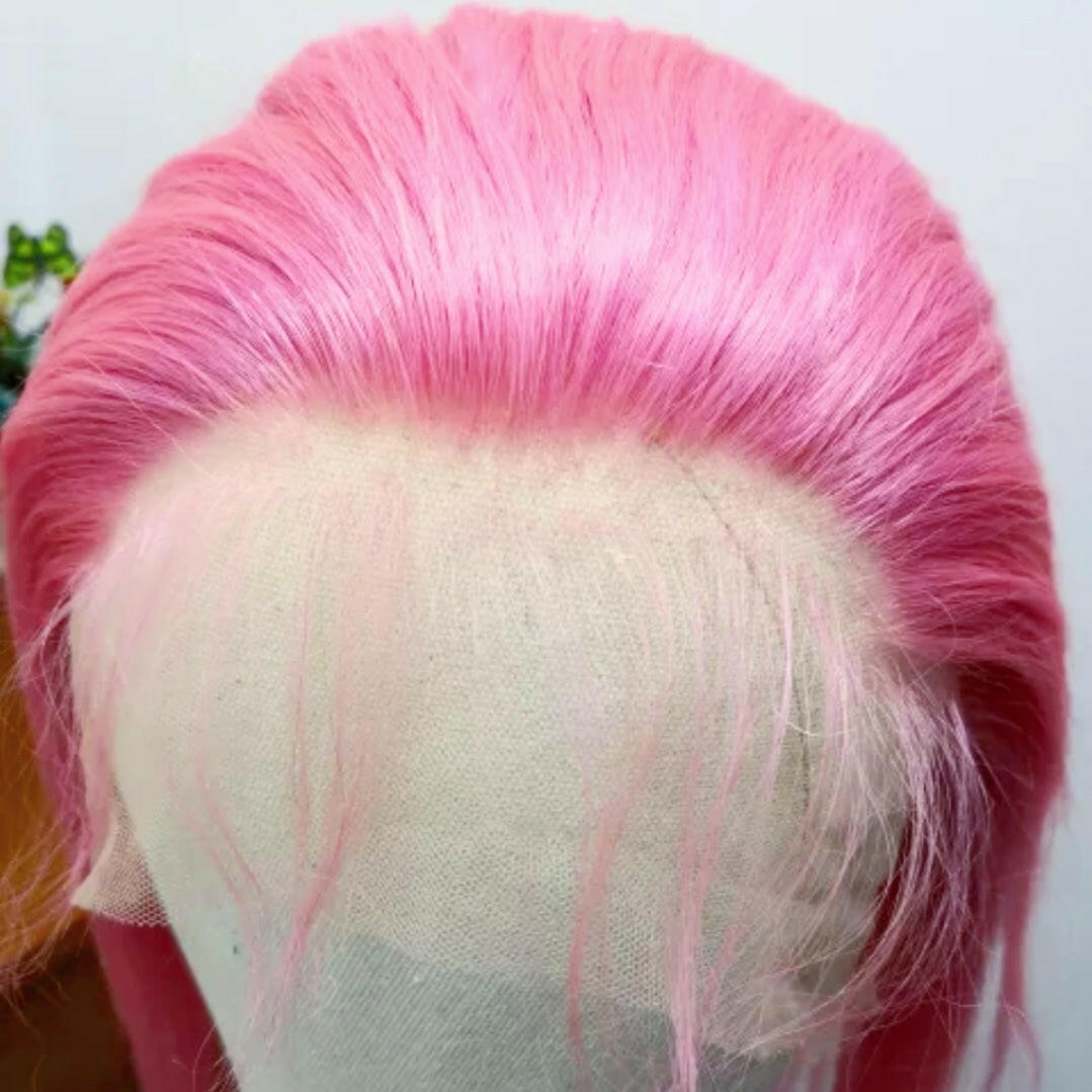 bubblegum pink wig