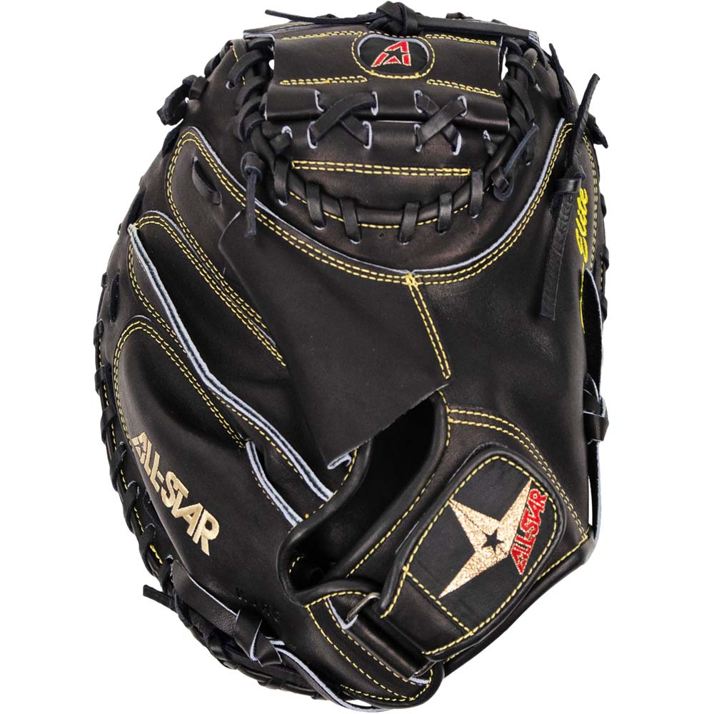 All-Star ADULT SOLID BLACK PRO-ELITE® CATCHERS MITT | Bat Club USA