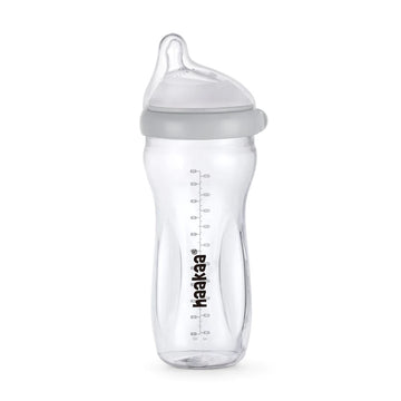 Haakaa Standard Neck Thermal Stainless Steel Baby Bottle 9 oz 1 pk