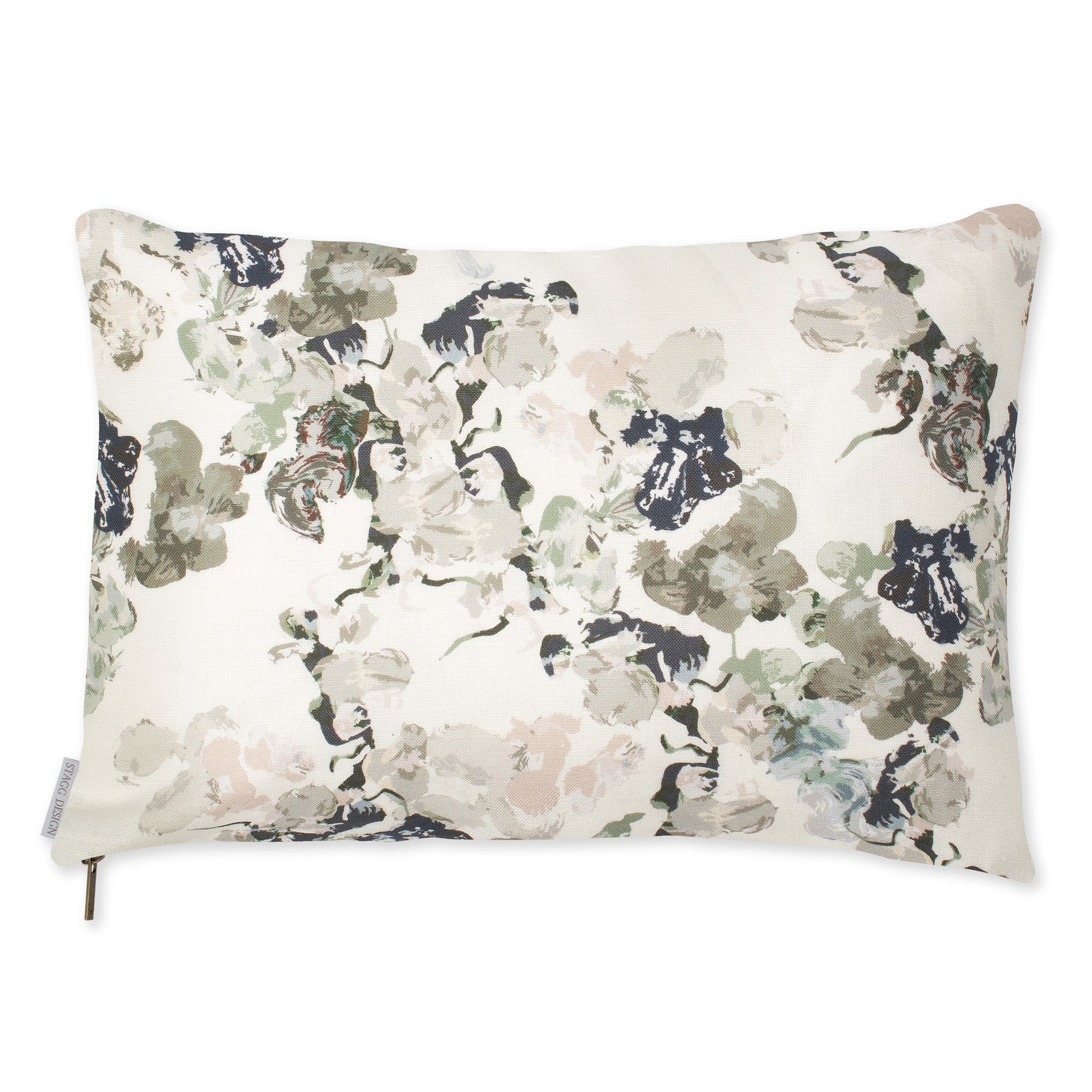 Anna Floral Pillow Dusty Pink