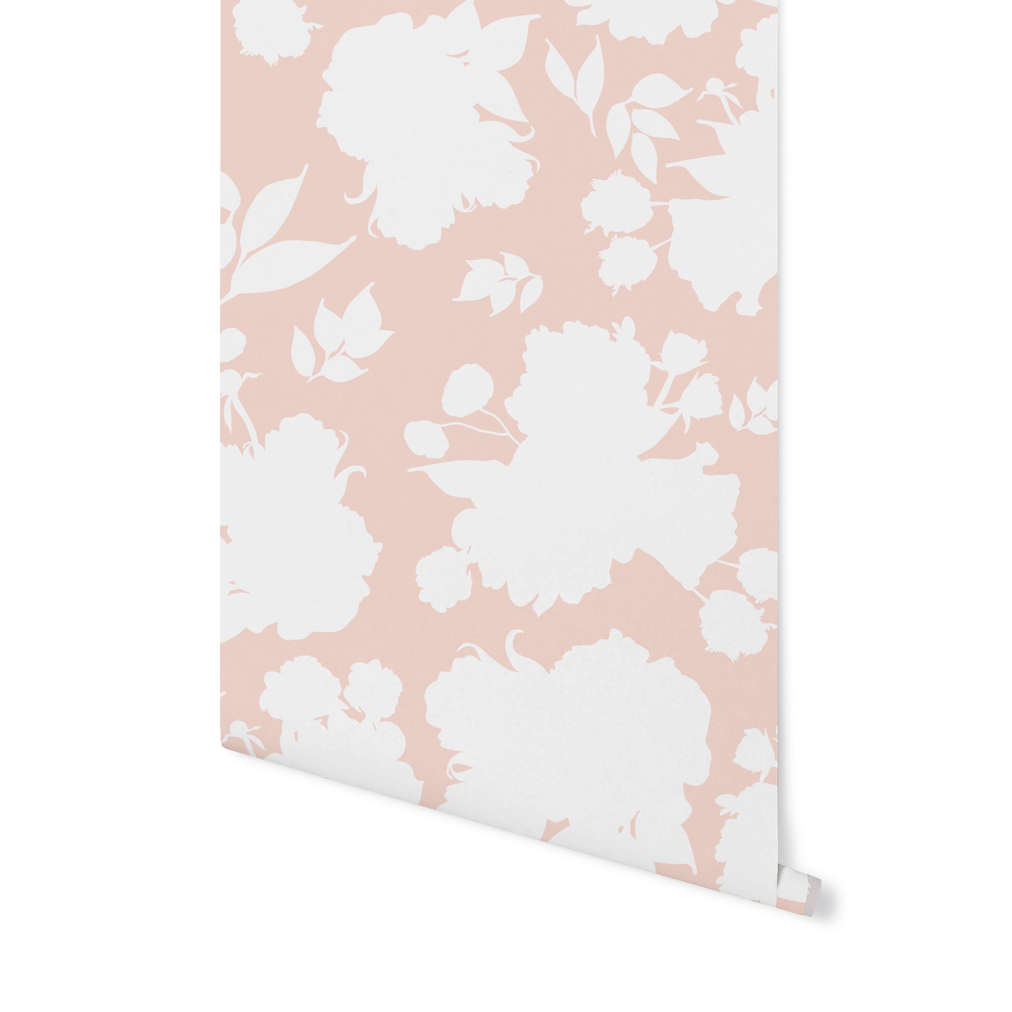 Vivienne ShadowPlay Floral Wallpaper - Blush - Stagg Design Shop