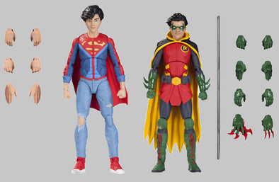 dc icons robin and superboy action figure 2 pack