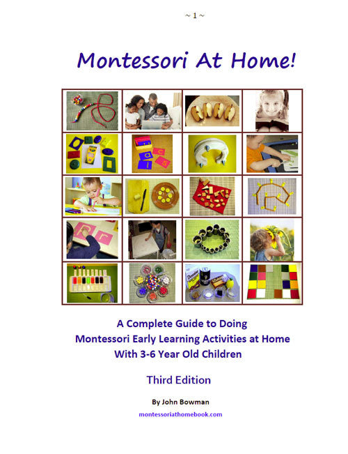 The Montessori At Home! eBook & Materials Bundle – Living Montessori Now