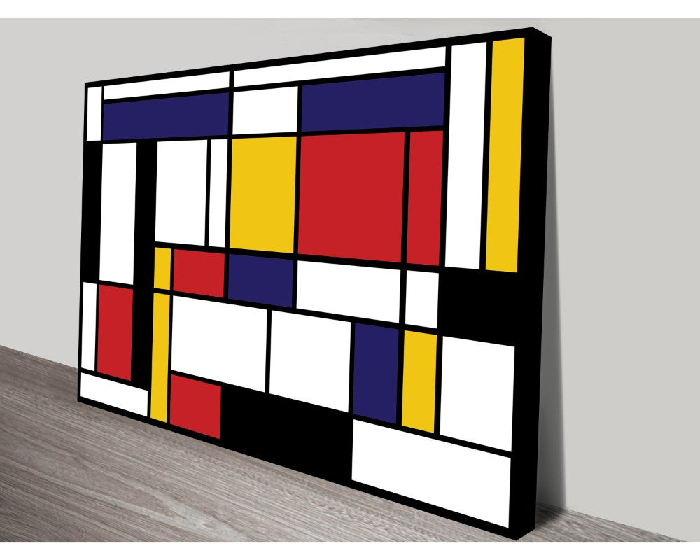 Mondrian Tableau I By Piet Mondrian Wall Art Dunn Furniture   Mondrian Tableau I Wall Copy 1024x1024 