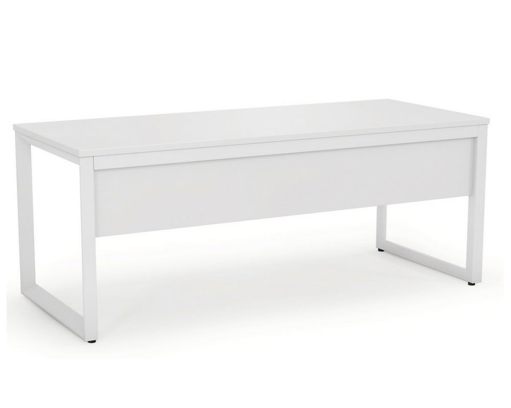 Office Desk Computer Study Table White Commercial Grade Olg Anvil