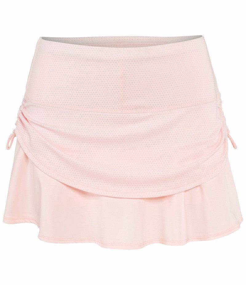 Lucky in Love ~ Blush Pindot Rouched Skort, At First Blush Collection ...