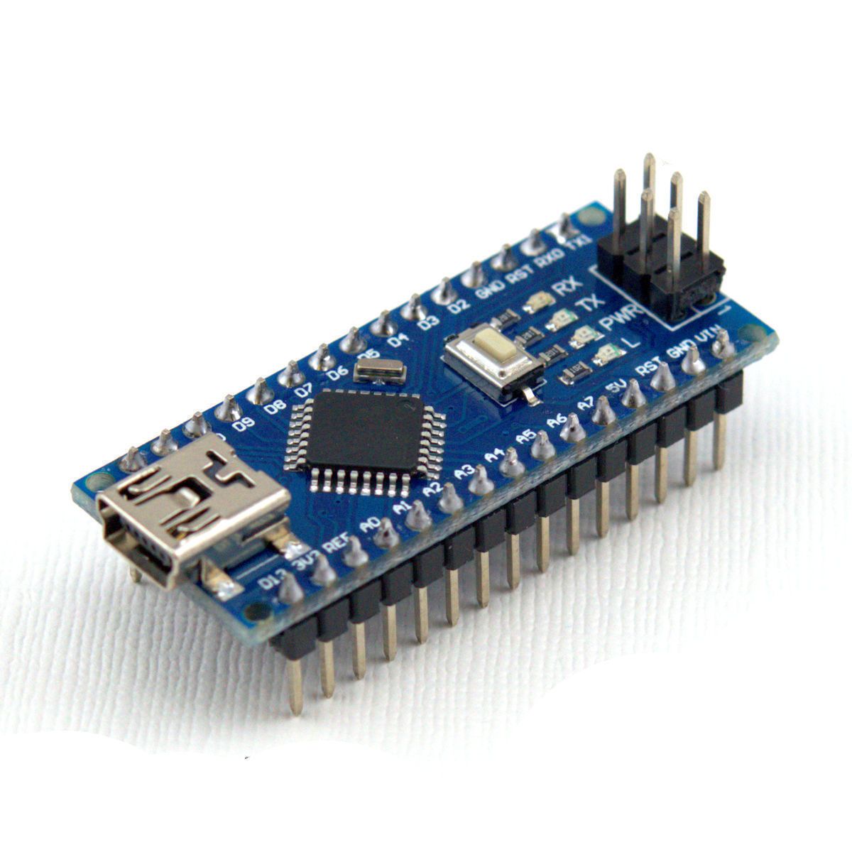 Mini Usb Nano V30 Atmega328p Ch340 5v 16mhz Soldered Heads Umt Media 6171