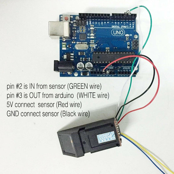 AS608 Optical Fingerprint Reader Sensor Module For Arduino Mega Uno AV -  UMT Media