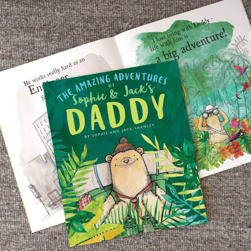 Personalised Adventures Of Dad Book Unique Fathers Day T Letterfest 0114