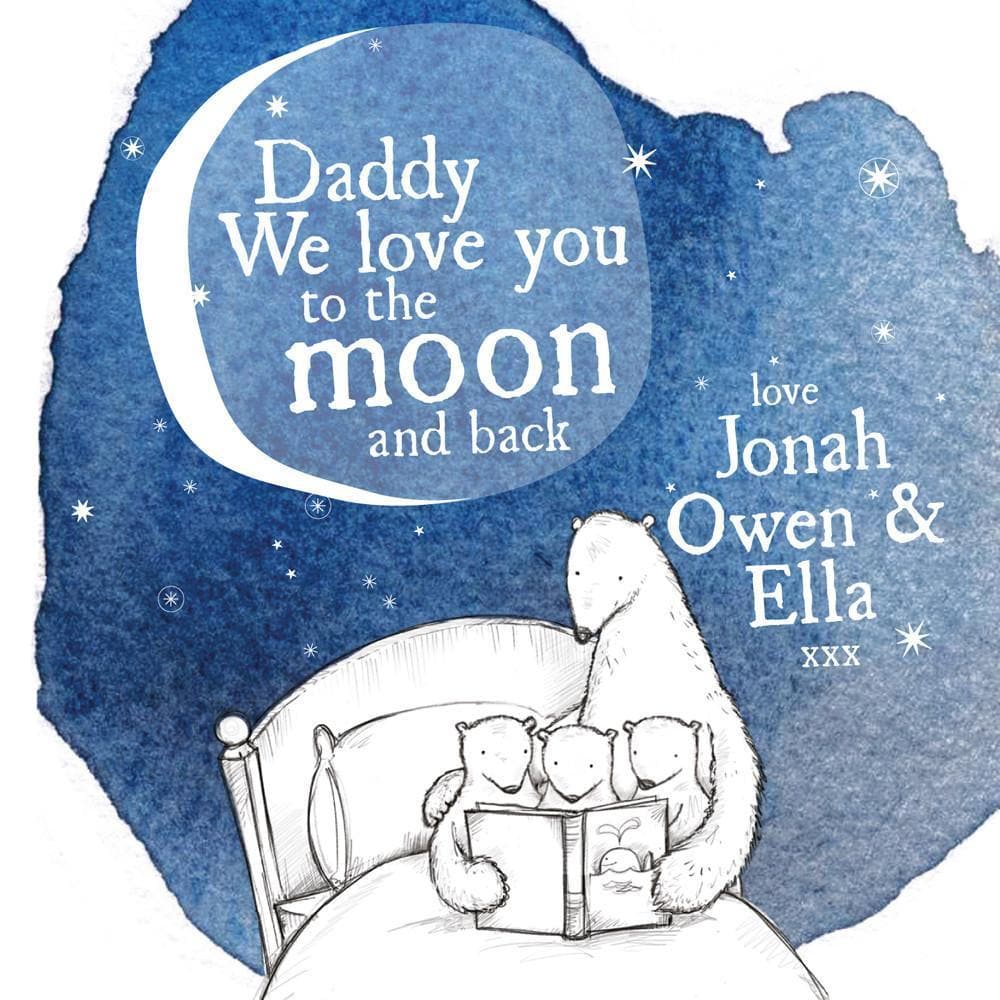 i love you daddy personalised book