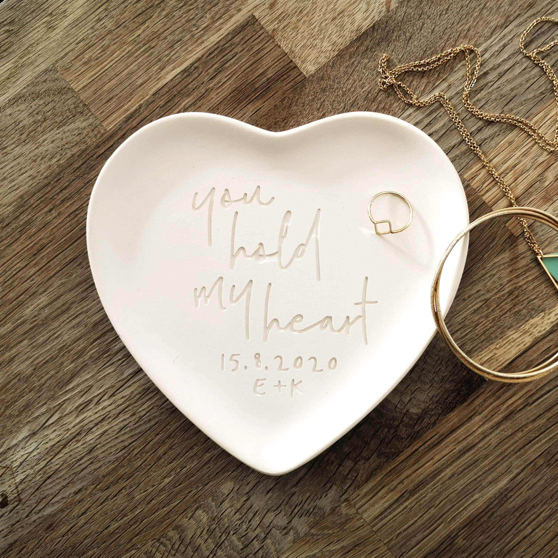 Valentines Day Gifts for Wife | Personalized | Delicate Heart Necklace