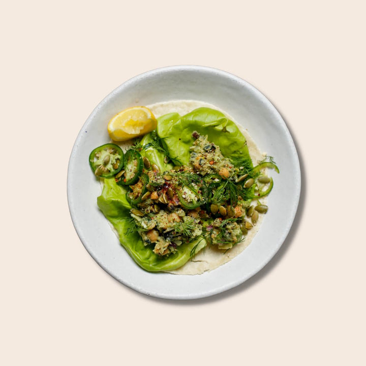 Chickpea “Tuna” Salad Wrap Recipe
