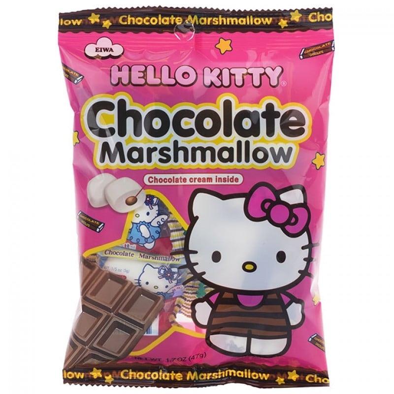 Hello Kitty Marshmallow Soft Chewy Jelly Filled Candy Mango Pineapple