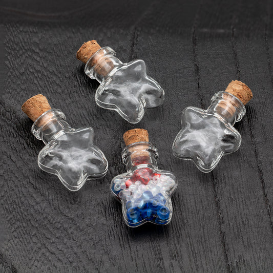 Wholesale SUNNYCLUE 20Pcs Teardrop Shape Small Wish Bottles Tiny