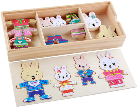 Wooden Bunny Puzzle