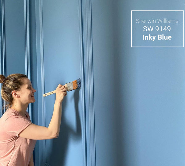 Sherwin Williams inky blue color
