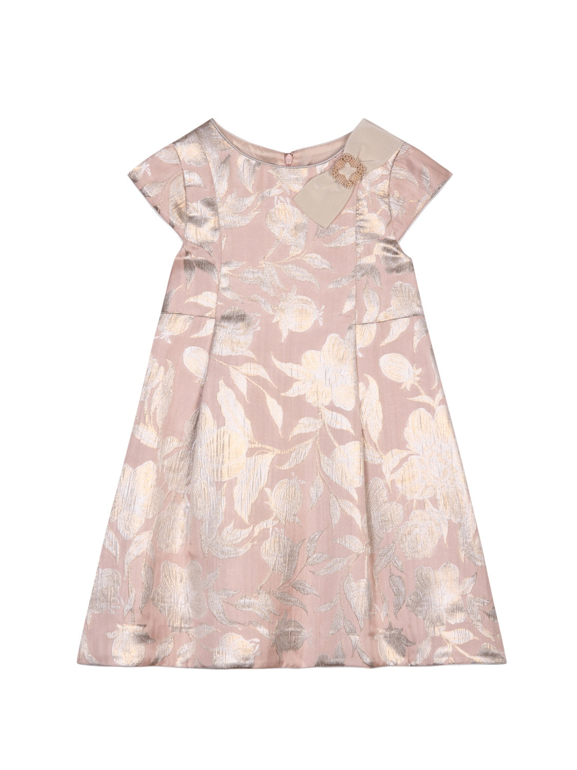 MiMiSol - Baby Girls Pink Taffeta Dress – KID IN VOGUE