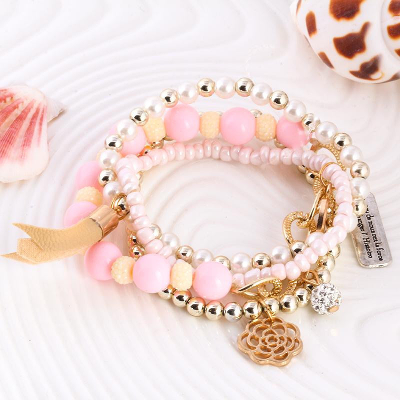 pearl bracelet elastic