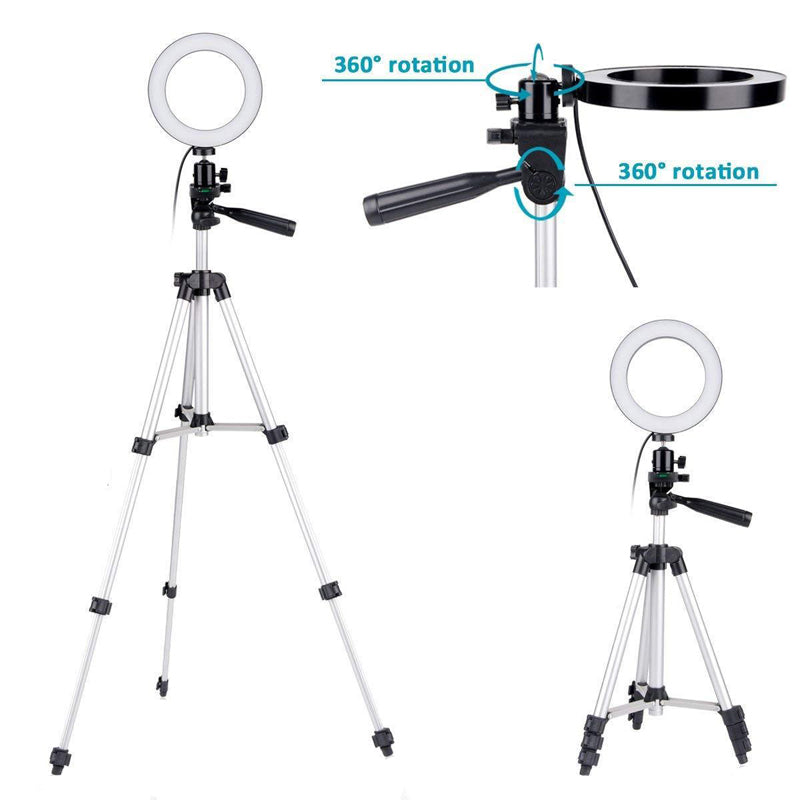 folding and portable ring fill light