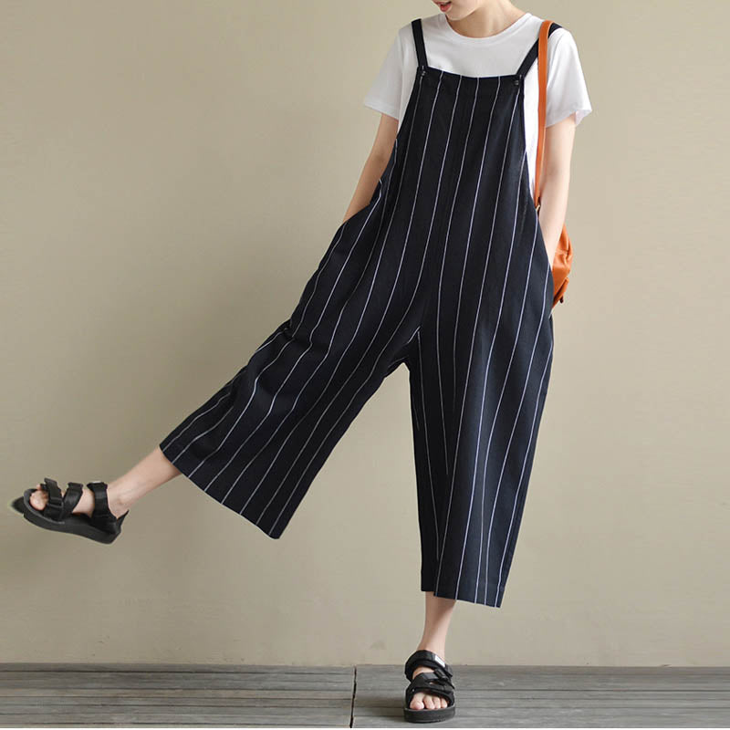 cotton baggy jumpsuit