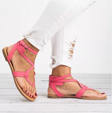 flat heel casual sandals