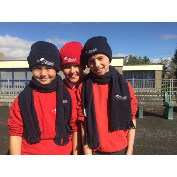 Cairnshill Primary School Knitted Hat - Classic Red