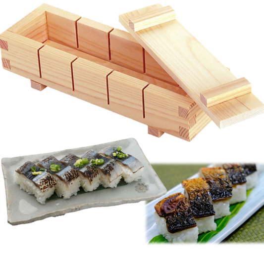 Oshizushi Wooden Sushi Mold - Hinoki Crafted, Japanese Food Essential –  Irasshai, Online Store