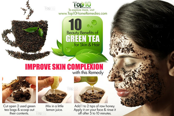 Beauty Benefits of Drinking Green Tea