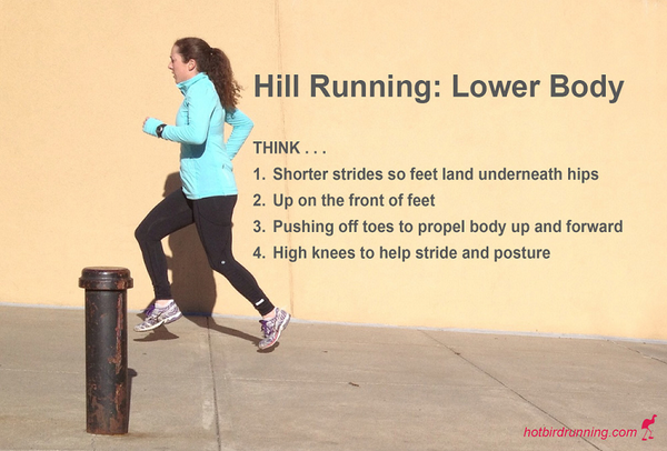 Tip on running on a hill